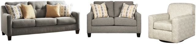 Benchcraft® Daylon 3-Piece Graphite Living Room Set-0