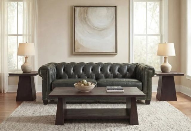 Hooker® Furniture SS Charleston Sarzana Portal Leather Tufted Sofa-1