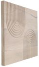 Moe's Home Collection Passages White Washed Carved Wood Wall Art-3