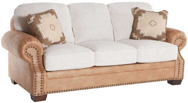 Marshfield Furniture Emerson Brown/White Full Sleeper Sofa-0
