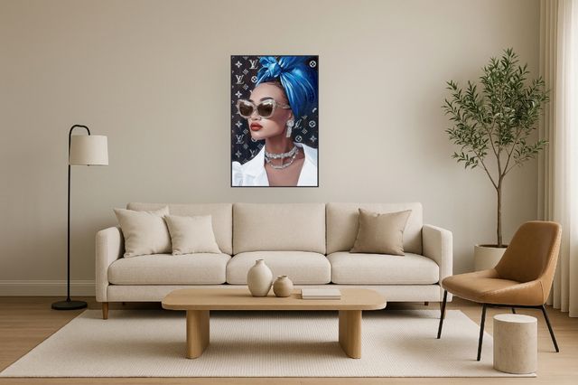 Classy Living Dramatic Glamour Muse Wall Art-1