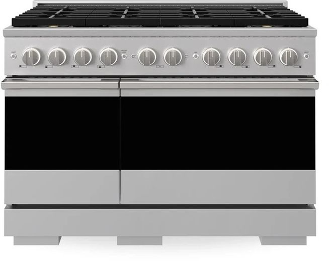 ZLINE Marino 48" Stainless Steel Pro Style Gas Range with 8-Burner DuoPro™ Cooktop and Convection Gas Oven