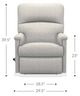 La-Z-Boy® Collage Camel Manual Wall Recliner-4