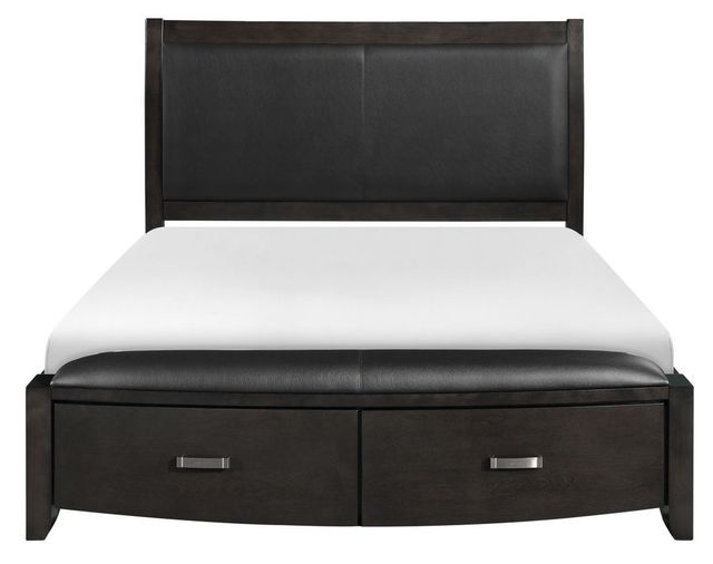 Homelegance® Lyric Black Storage Bed-1