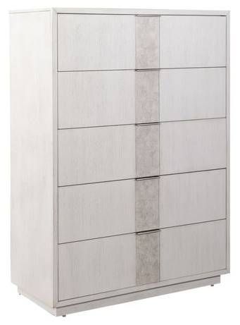 Liberty Furniture Mirage 4-Piece Wire Brushed White Bedroom Set-3