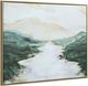 Renwil® Everren Molto Hand-Painted Landscape Painting in Bleached Wood Frame-1