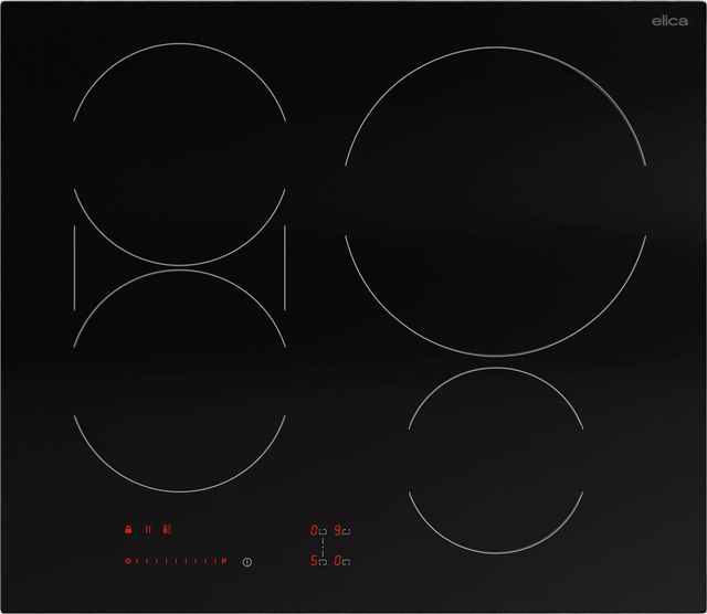 Elica Cooking Series Volta 24" Black Glass Induction Cooktop-0