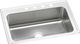 Elkay Lustertone® Classic Lustrous Satin 33" x 22" x 10-1/8" 4-Hole Single Bowl Drop-In Sink-0