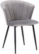 Armen Living Lulu Black/Gray Dining Side Chair-0