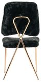 VIG Furniture Candace 2-Piece Black/Rosegold Modern Dining Chair Set-3