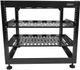 Sanus® Component Series Black 10U Stackable Skeleton Rack-0