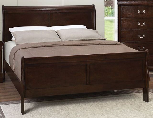 Coaster® Louis Philippe 4-Piece Cappuccino Queen Bedroom Collection-1