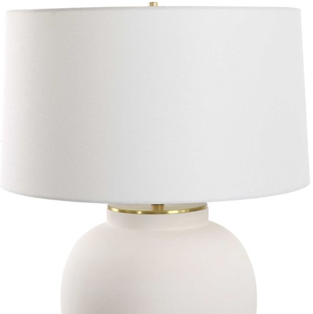 Uttermost® Adelaide White Table Lamp-4