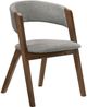 Armen Living Rowan Walnut Accent Dining Chair-0