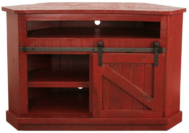 American Heartland Manufacturing Rustic Alcove Corner TV Stand-1