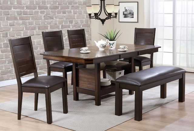 Urban Styles Furniture Madison Cappuccino Dining Bench-1