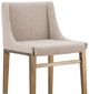 VIG Furniture Modrest Mimi 2-Piece Brass/Beige Bar Stool Set-3