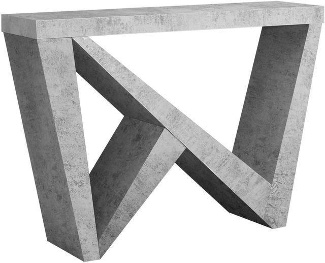 Monarch Specialties Inc. 48"L Cement Look Hall Console Table -0