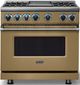 Viking® 7 Series 36" Golden Hour Pro Style Dual Fuel Range with Griddle-3