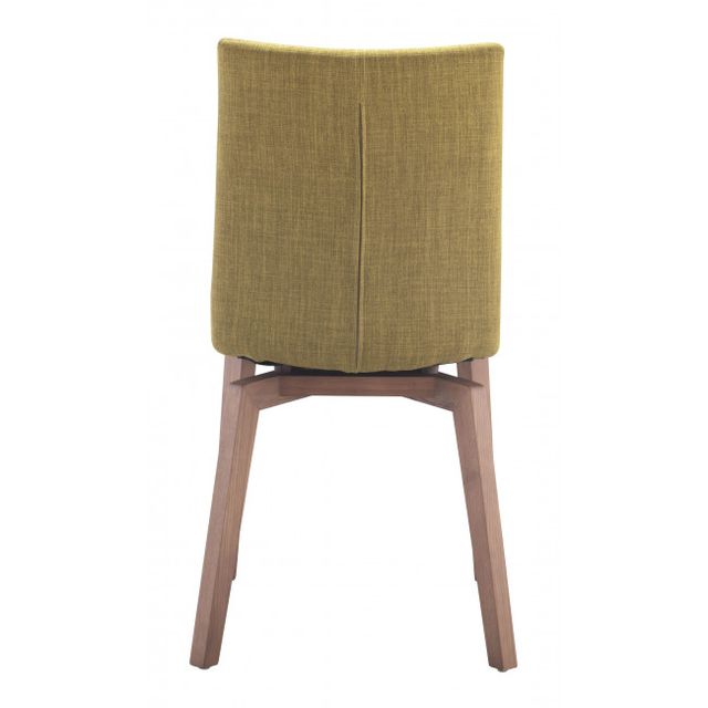 Zuo® Modern Pea Green Orebro Dining Chair-3