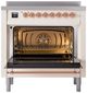 Ilve® Nostalgie II Series 36" Antique White Pro Style Induction Range-1