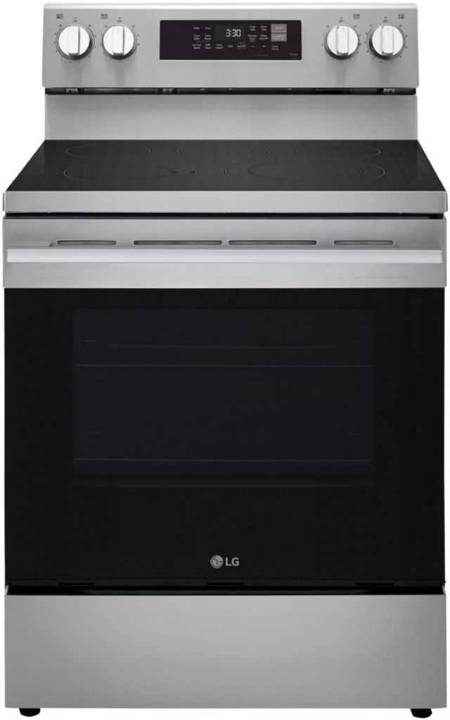LG 30" Stainless Steel Freestanding Electric Range with ProBake Convection®-0