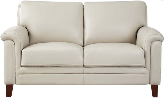 Amax Leather® Westcott Vanilla Loveseat-0