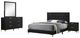 Coaster® Kendall 4-Piece Black California King Bedroom Set-0