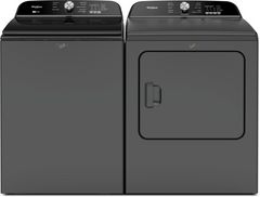 Whirlpool® Volcano Black Top Load Laundry Pair