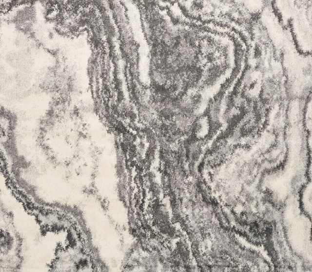 KAS Rugs Watercolors Ivory/Grey Landscape 5'x8' Rug-1