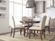 Kincaid Furniture The Nook Hewned Maple 44" Round Dining Table with Metal Base -1