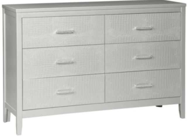 Signature Design by Ashley® Olivet 4-Piece Silver King Panel Bed Set-2