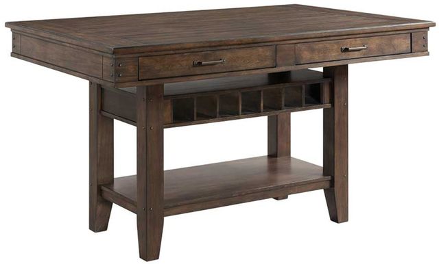 Intercon Whiskey River Gunpowder Gray Kitchen Island-0