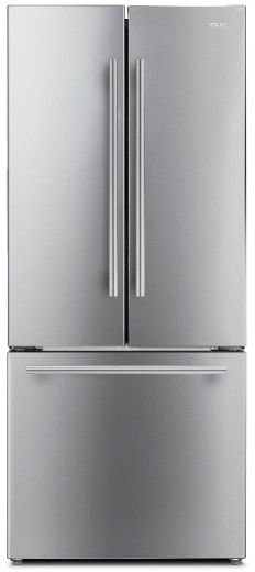 Vitara 30 in. 18.0 Cu. Ft. Stainless Look Counter Depth French Door Refrigerator-0