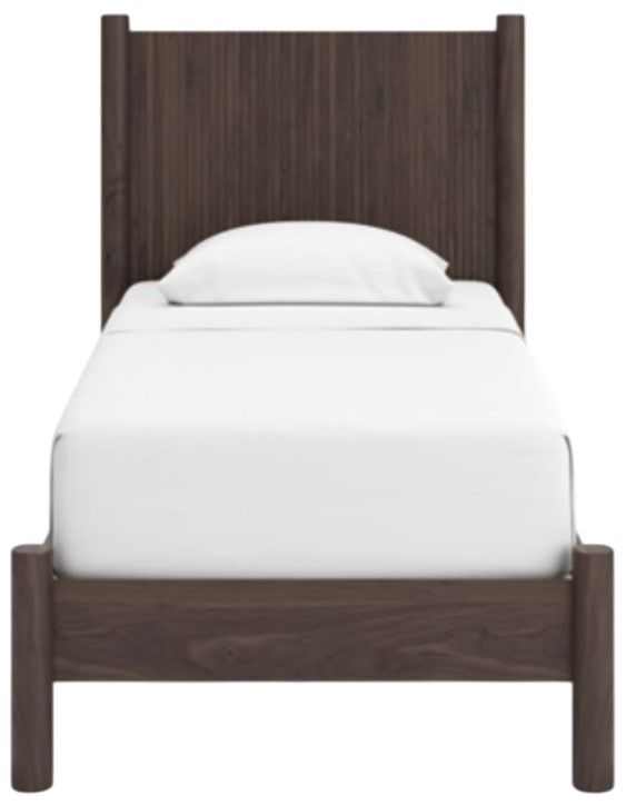 Signature Design by Ashley® Pamytta Brown Twin Panel Platform Bed-2