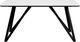 Emerald Home Trista Marbled White Dining Table with Black Legs-3