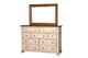 Belmont Two-Tone 7 Drawer Dresser with Mirror-0
