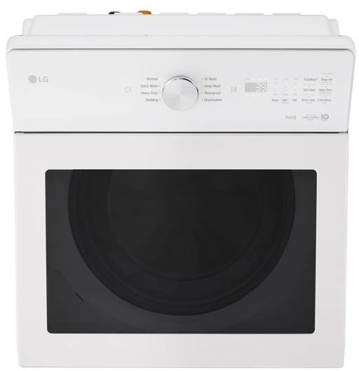 LG 5.0 Cu. Ft.  Alpine White Impeller Top Load Washer with EasyUnload™ & AI Sensing-5