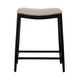 Liberty Furniture Vintage Series Black Backless Upholstered Counter Chair-1