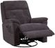Flexsteel® Meet Your Perfect Match Sophisticated Steel Power Swivel Gliding Recliner with Power Headrest and Lumbar-3
