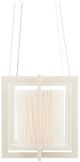 Currey & Company Monreale White Rectangular Chandelier-2