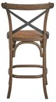 Furniture Classics Bentwood Brown Counter Stool with Metal Back-1