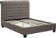 Modus Furniture Geneva Royal Dolphin Queen Tufted Platform Bed-0