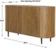 Uttermost® Reese Oak 2-Door Cabinet-2