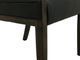 International Furniture Direct Black Balam 2-Piece Stained Dark Side Chair Set-5