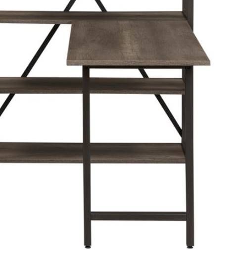 Liberty Furniture Tanners Creek Dark Pewter/Graystone Desk Top and End Panel-3