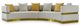 VIG Furniture Divani Casa Beige Curved Sectional Sofa-0