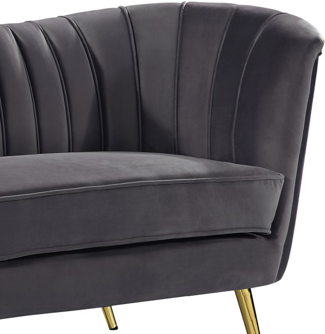 Meridian Furniture Margo Grey Velvet Chair-2