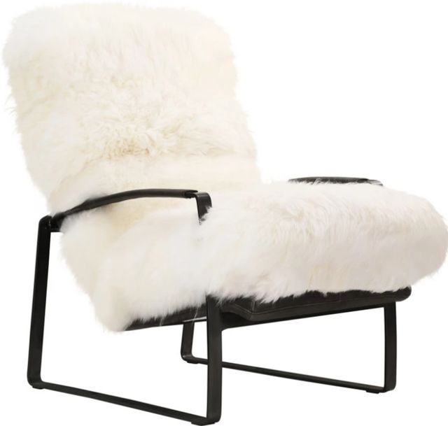 Moe's Home Collection Hanly White Accent Chair-0