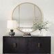 Uttermost® Amram Antique Brass Round Mirror-1